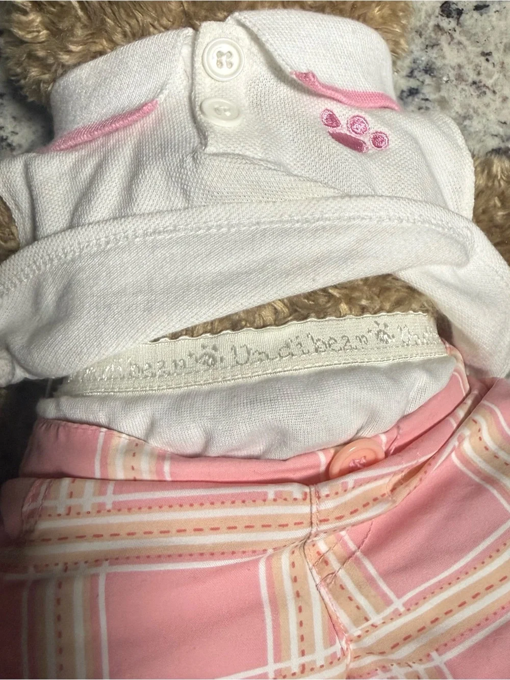 Build-A-Bear Read Teddy - Tennis outfit includes undies and Skechers!